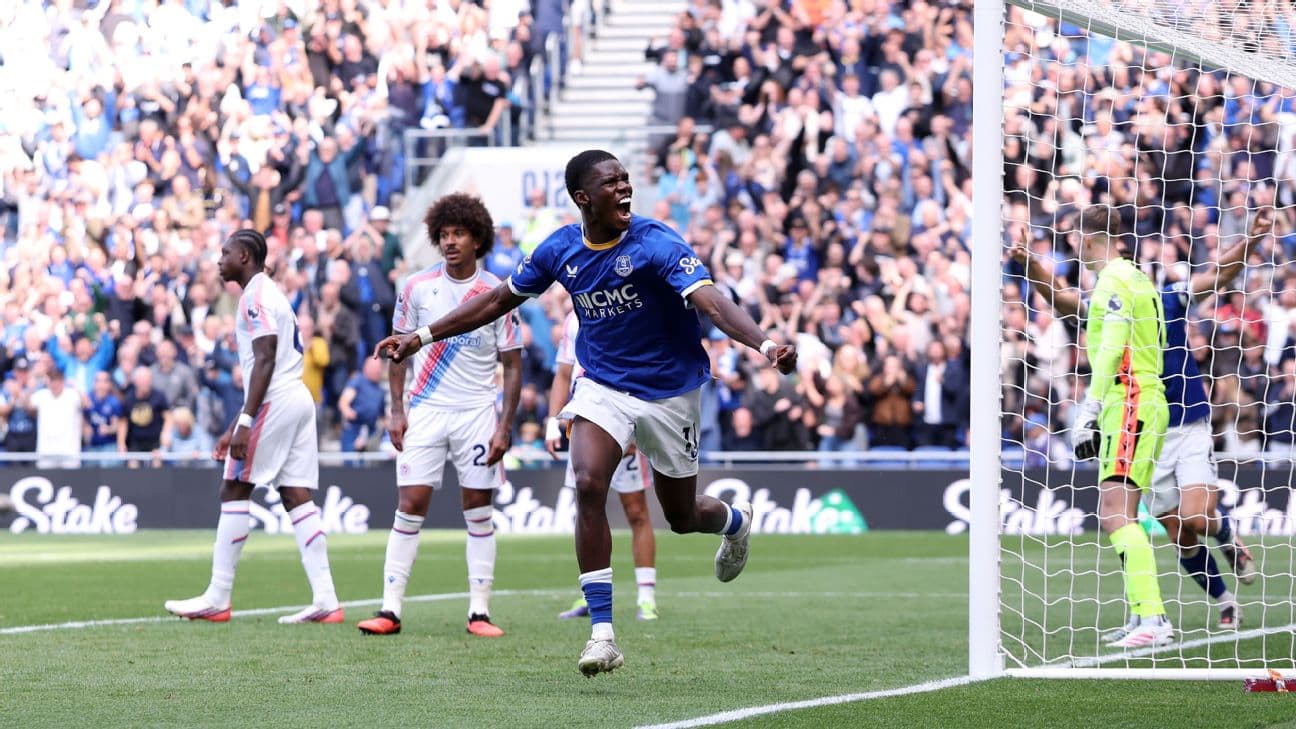 Thierno Barry made it two for Everton eight minutes after the start, as Kiernan Dewsbury-Hall opened the scoring just before the break.